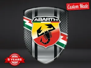 Fiat Abarth Pegatinas Logo Negocio Deporte Estrella Minimalista